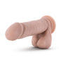 Dr Skin Plus 8in Posable Dildo W/ Balls
