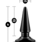Anal Adventures Easy Plug Black