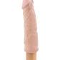 X5 9in Hard On Vib Dildo Natural