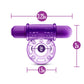Play With Me Couples Play Vibrating Cockring Purple