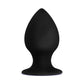 Anal Adventures Platinum Silicone Anal Stout Plug Black