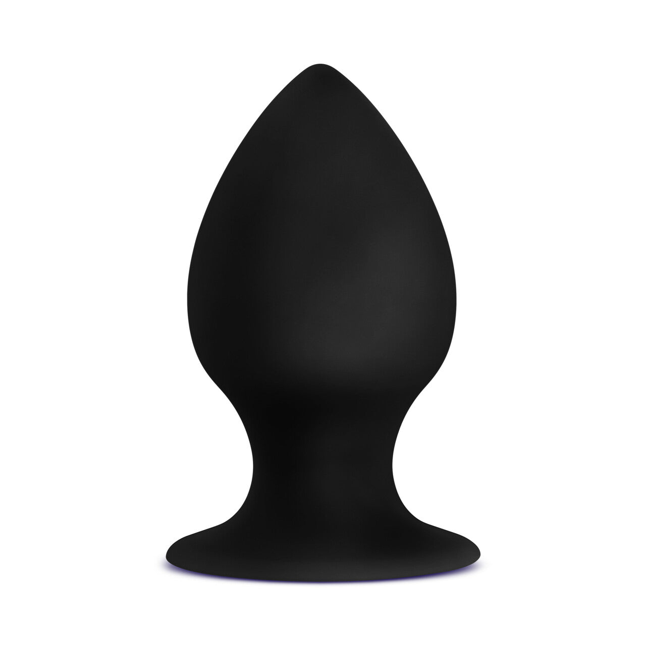 Anal Adventures Platinum Silicone Anal Stout Plug Black