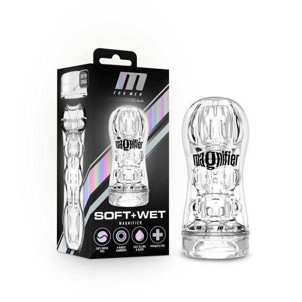 M For Men Soft & Wet Magnifier Clear