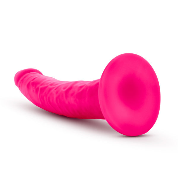 Neo Elite 7.5in Silicone Dual Density Cock Neon