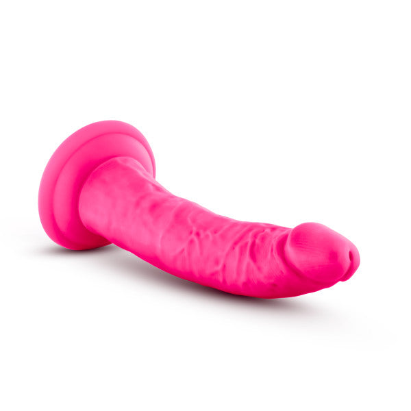 Neo Elite 7.5in Silicone Dual Density Cock Neon