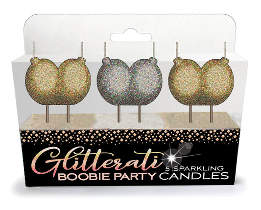 Glitterati Boobie Candle Set