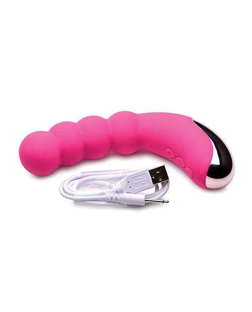 Gossip Silicone Beaded G-spot Rechargeable Vibrator