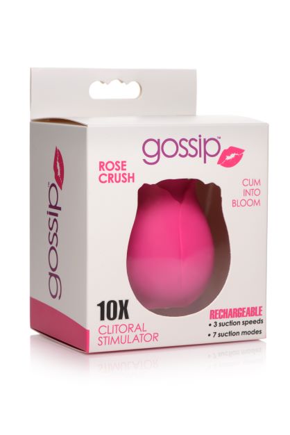 Gossip Rose 10x Silicone Clit Suction Stimulator