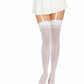 Thigh High Sheer White Os Moulin