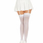 Thigh High Sheer White Os Moulin