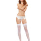 Thigh High Sheer White Os Moulin