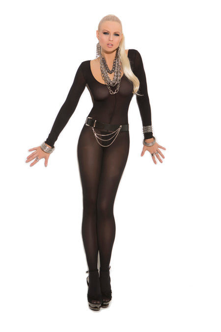 Sheer Long Sleeve Body Stocking