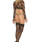 Sheer Lace Top Thigh Hi