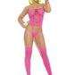 Vivace G String & Stockings Neon Pink O/s(out Beg Mar)