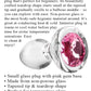 Adam & Eve Pink Gem Glass Plug