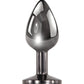 Evolved Gem Black Anal Plug Small