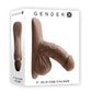 Gender X 4in Silicone Packer Dark