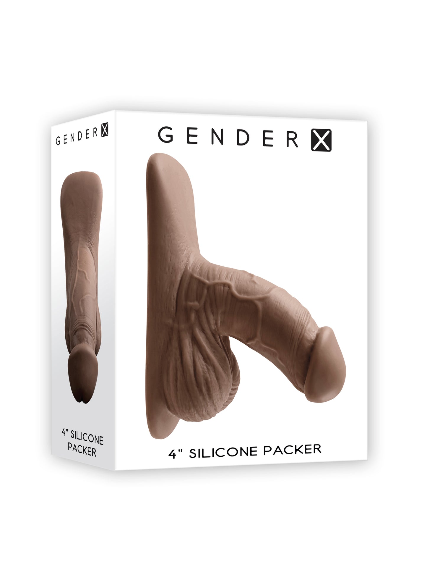 Gender X 4in Silicone Packer Dark