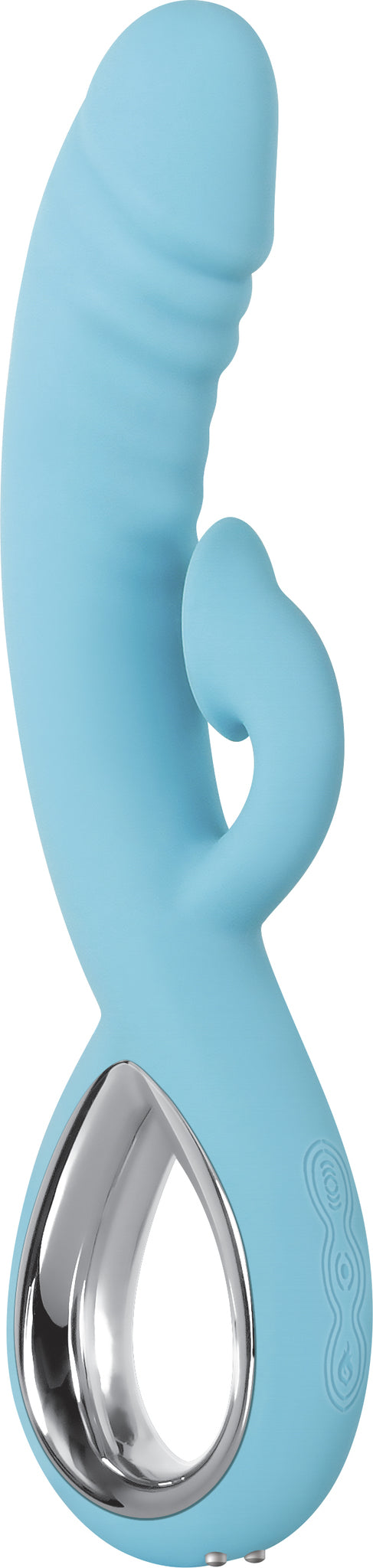 Evolved Triple Infinity Vibrator W/ Suction Blue