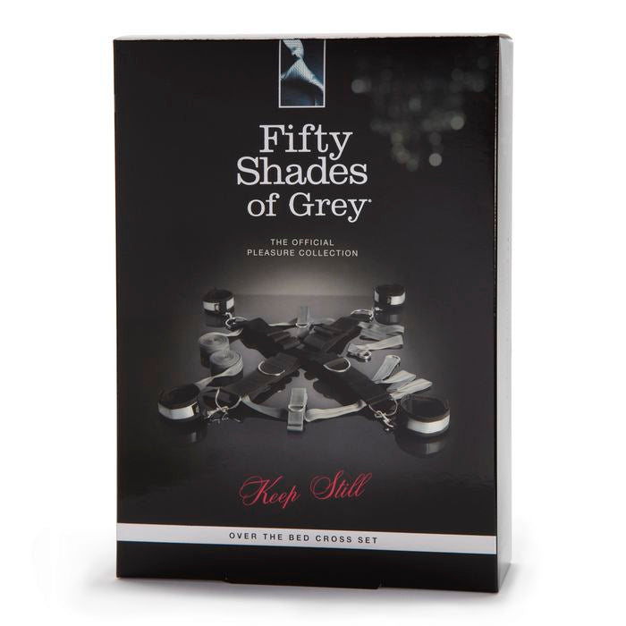 Fifty Shades Keep Still Over The Bed Cross Restraint Silver