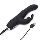 Fifty Shades Of Grey Greedy Girl Rechargeable Slimline Rabbit Vibrator