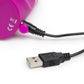 Happy Rabbit 2 Natural Purple Usb Rechargeable