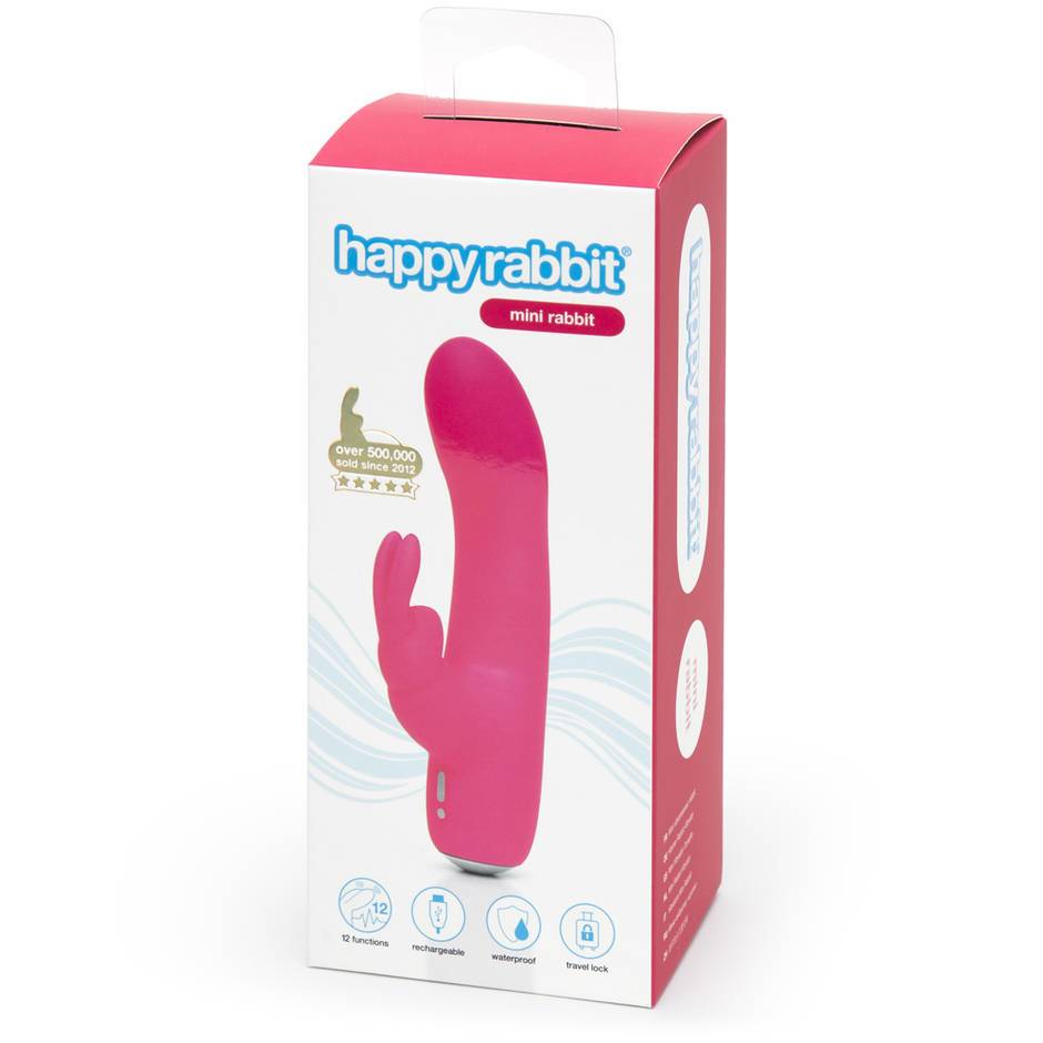 Happy Rabbit Mini Usb Vibrator Rechargeable Pink