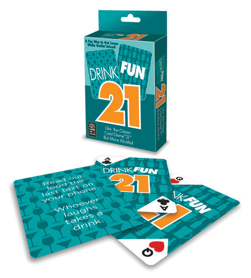 Drink Fun 21 Card Game