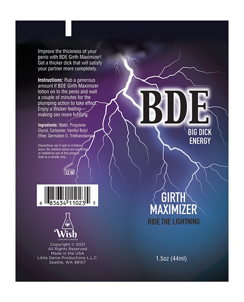 Bde Girth Maximizer 1.5 Oz