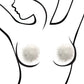 Sexy Af White Marabou Nipple Covers