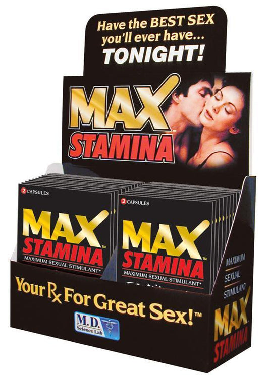 Max Stamina 24pc Display