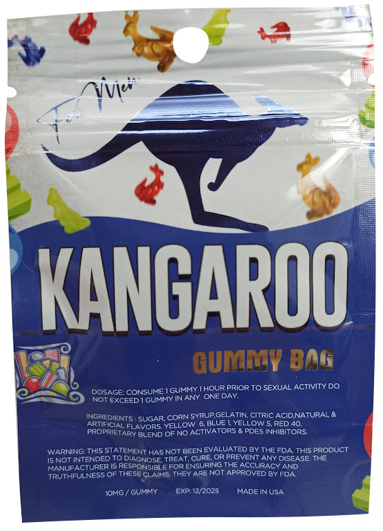 Kangaroo For Him Blue Gummy 1pc