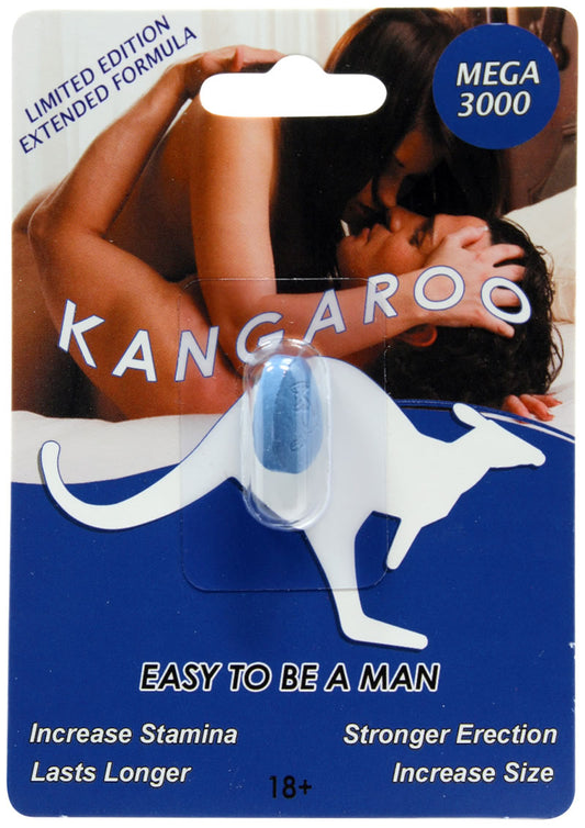 Kangaroo For Him Mega 3000 Blue 30pc Display