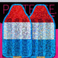 Pastease Red White & Blue Ice Pop Glitter