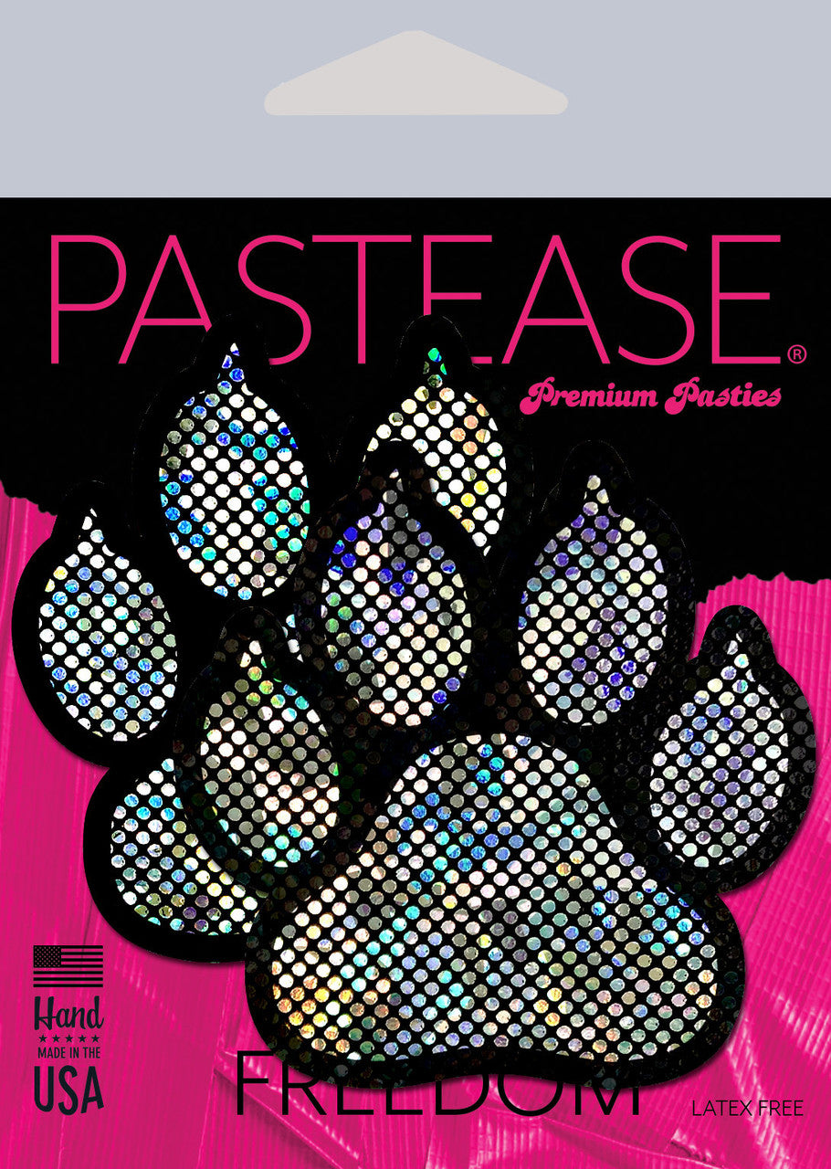 Pastease Paw Print Silver Shattered Disco Ball