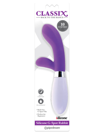 Classix Silicone G-spot Rabbit Purple