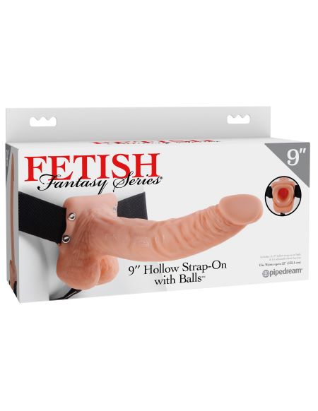 Fetish Fantasy 9 Hollow Strap On W/balls