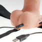 Fetish Fantasy In Hollow Rechargeable Strap-on W/ Balls