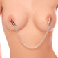 Fetish Fantasy Nipple Chain Clips-silver