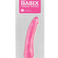 Basix Rubber Works 7in Slim Dong W/ Suction Cup