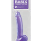 Basix Rubber Works 9in Suction Cup Dong