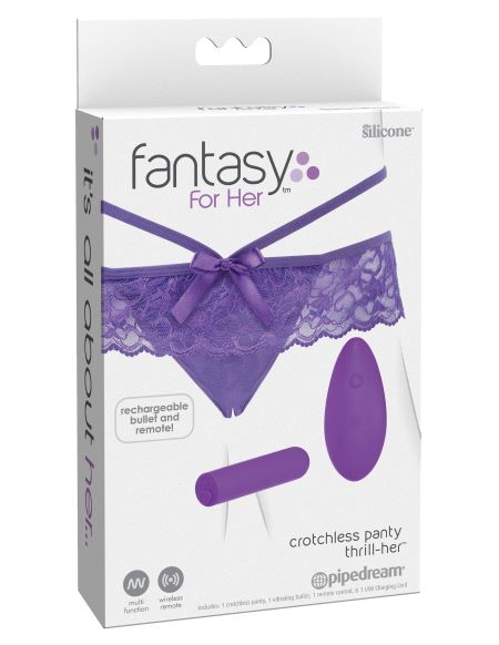 Fantasy For Her Crotchless Panty Thrill-her