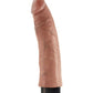 King Cock 7 In Vibrating Tan