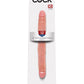 King Cock 12in Slim Double Dildo
