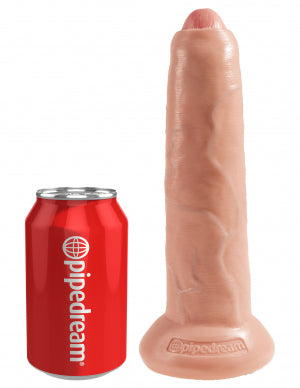 King Cock 9" Uncut Dildo