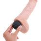 King Cock 8 In Squirting Cock W/ Balls Light