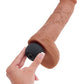 King Cock 8 In Squirting Cock W/ Balls Tan