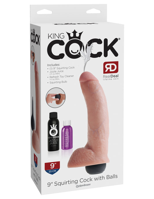 King Cock 9" Squirting