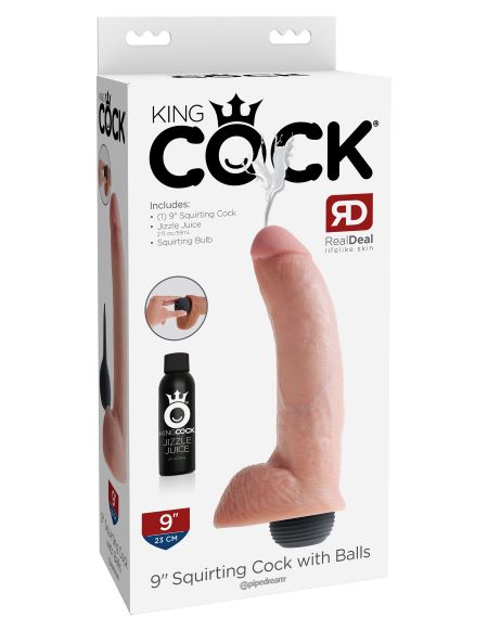 King Cock 9" Squirting