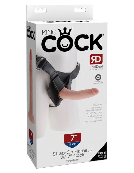 King Cock Strap On Harness Cock
